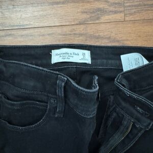 Abercrombie & Fitch Dark Wash High Rise Jeans